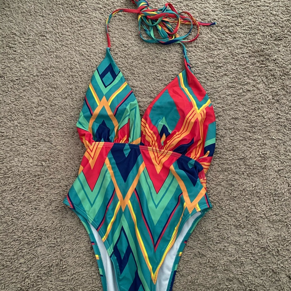 Colorful bathing suit